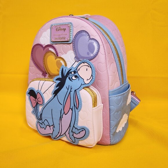 Loungefly Disney Eeyore Heart Balloons Valentines Winnie the Pooh Mini Backpack main image 11